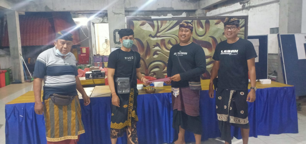 Pelantikan Kepengurusan Anyar  ST. Tunas Kusuma Di Banjar Dinas Lebak